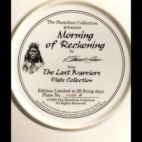 Hamilton Collection Plate - Picture 3 of 3